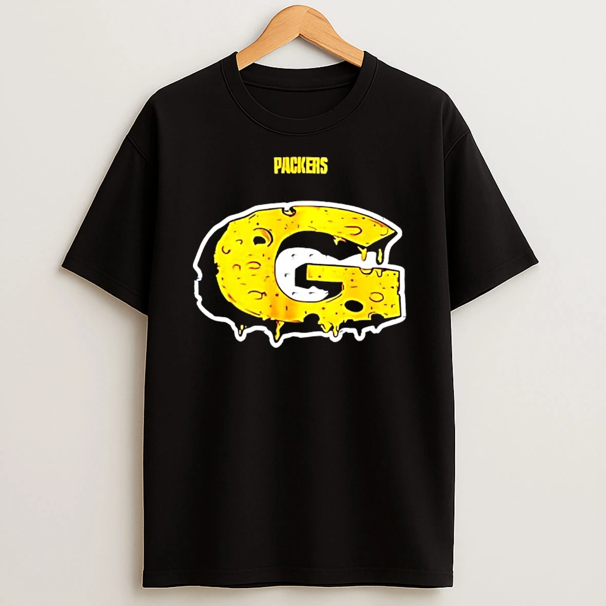 Lil Wayne Black Green Bay Packers Melt T Shirt