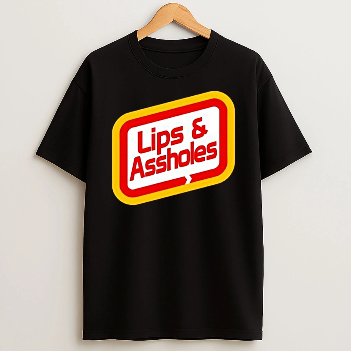 Lips Assholes Logo T Shirt