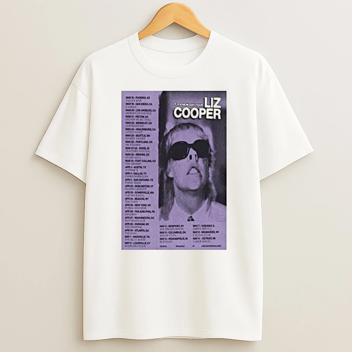 Liz Cooper Its A New Day Tour 2026 T Shirt