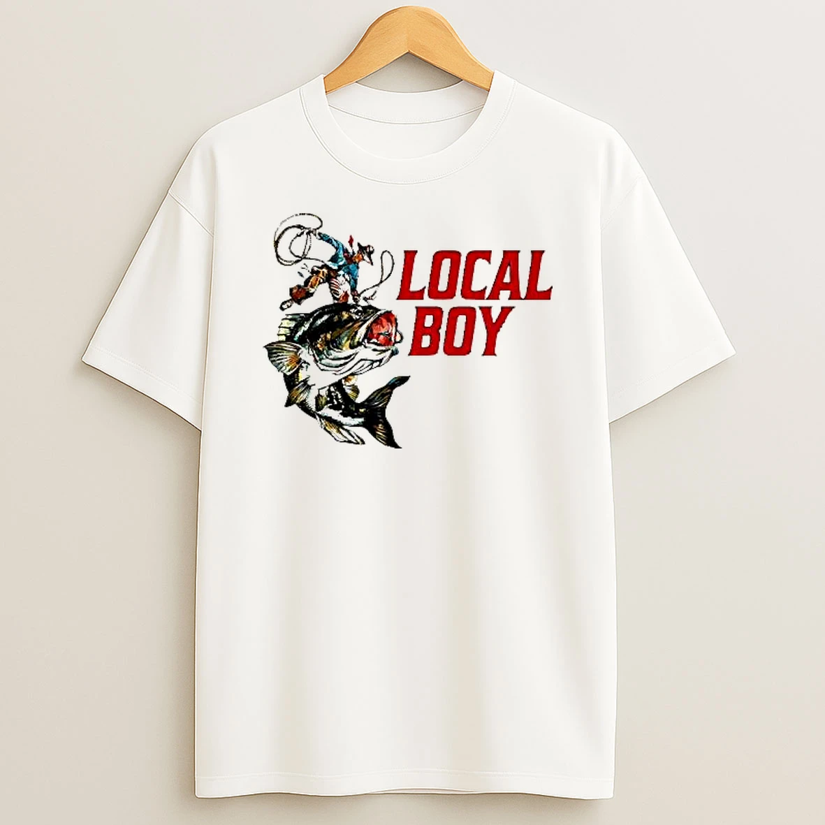 Local Boy Fishing T Shirt