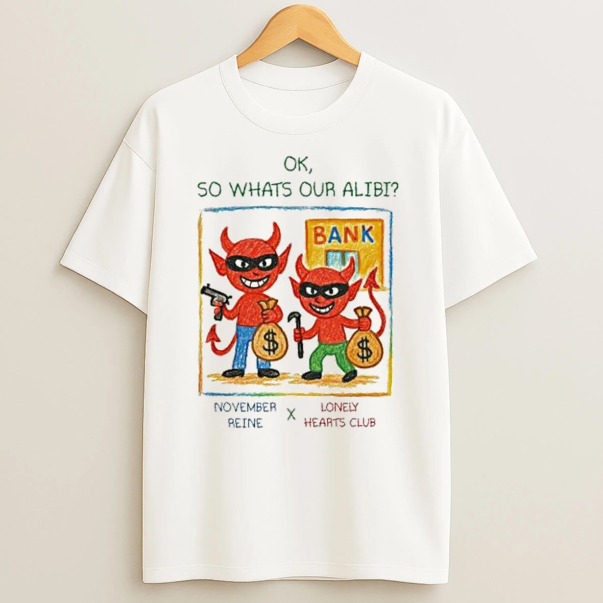 Lonely Hearts Club Lhc X November Reine Alibi T Shirt