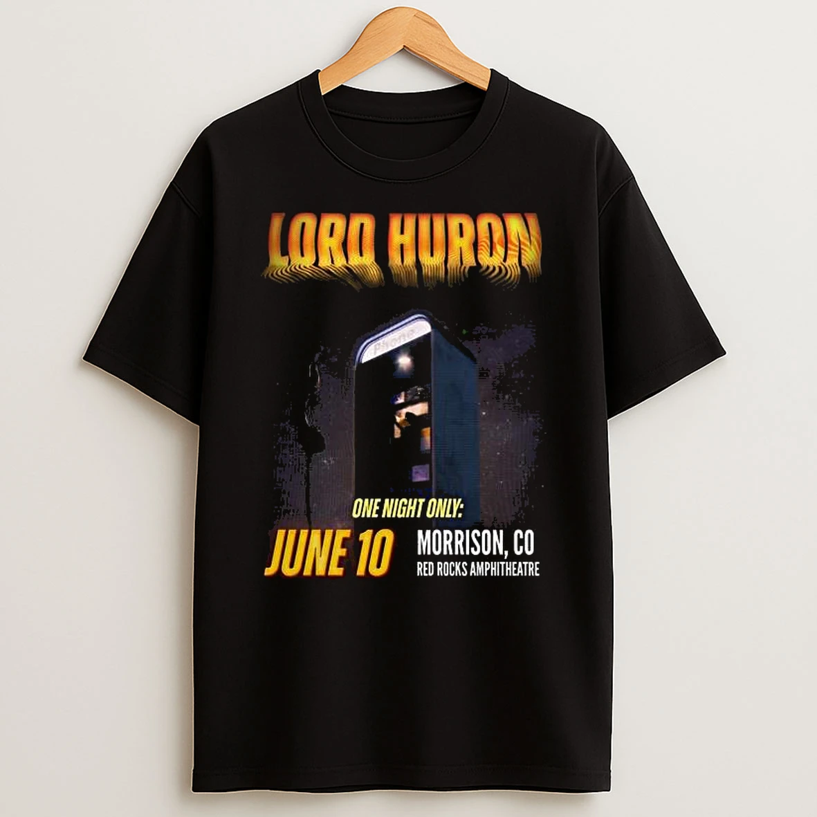 Lord Huron Red Rocks In Morrison Co June 10 2026 T Shirt