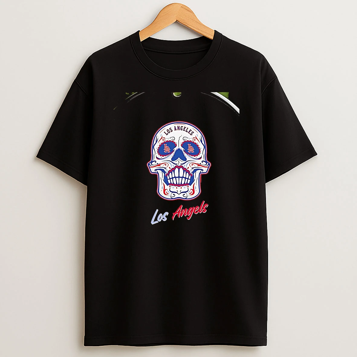 Los Angeles Angels Sugar Skull Chriast T Shirt
