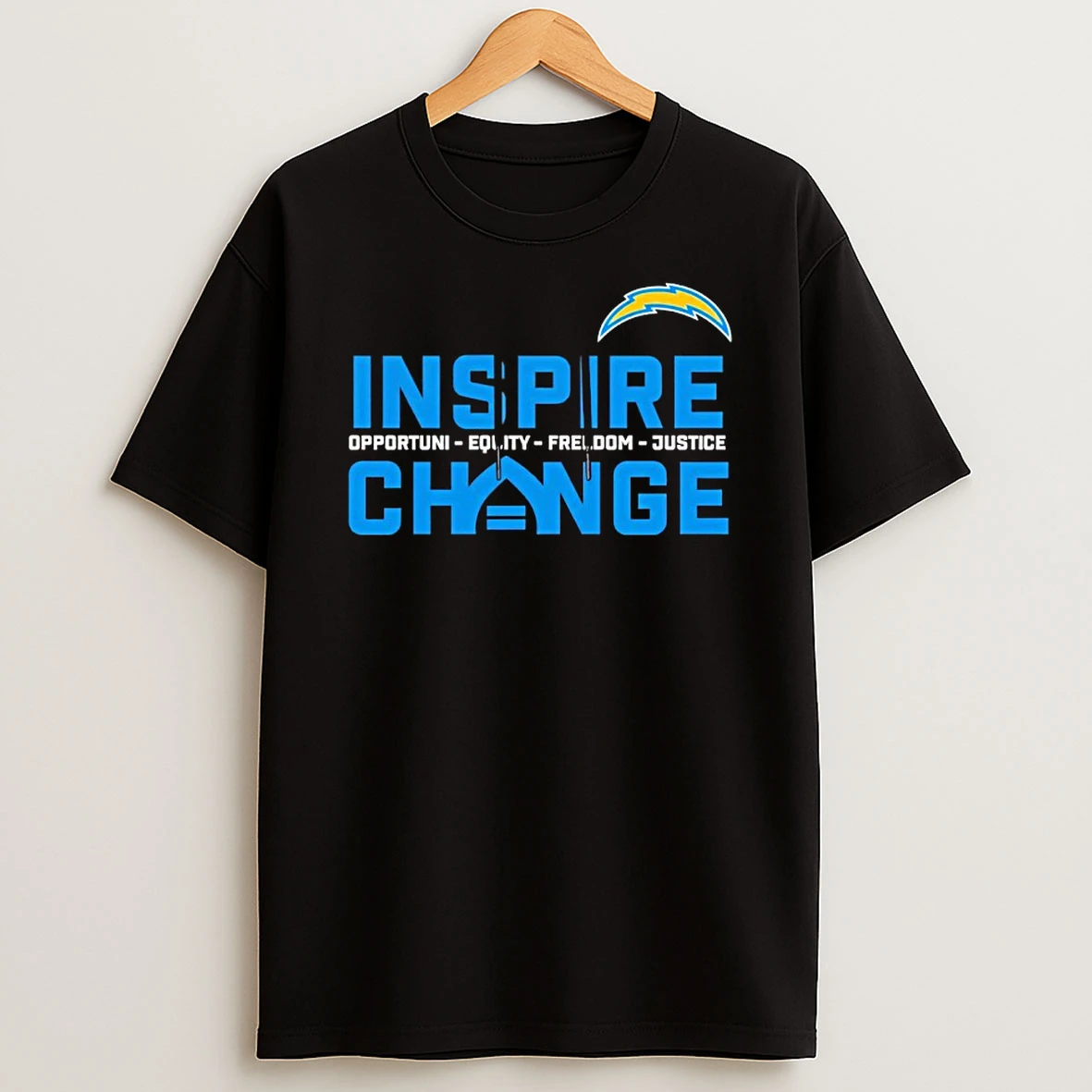 Los Angeles Chargers 2025 Inspire Change T Shirt