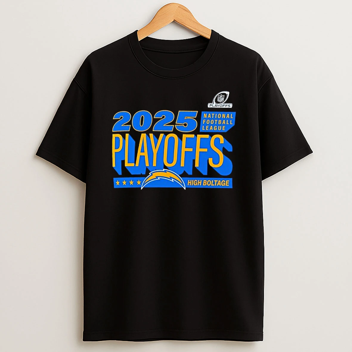 Los Angeles Chargers 2025 National Football League Playoffs T Shirt