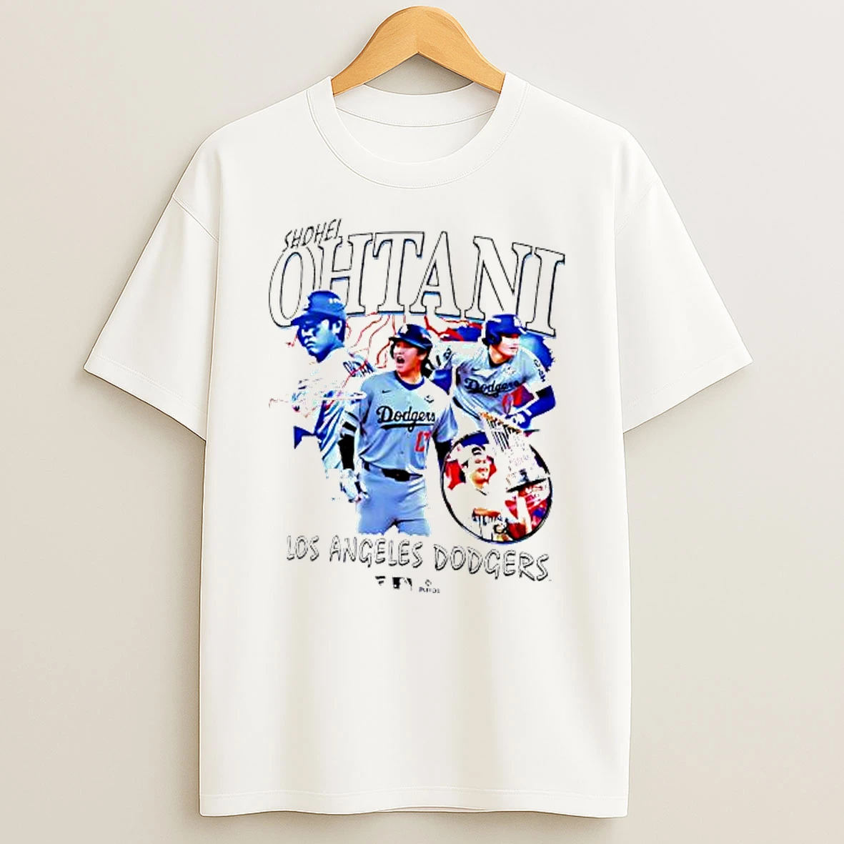 Los Angeles Dodgers Shohei Ohtani Signature Logo T Shirt