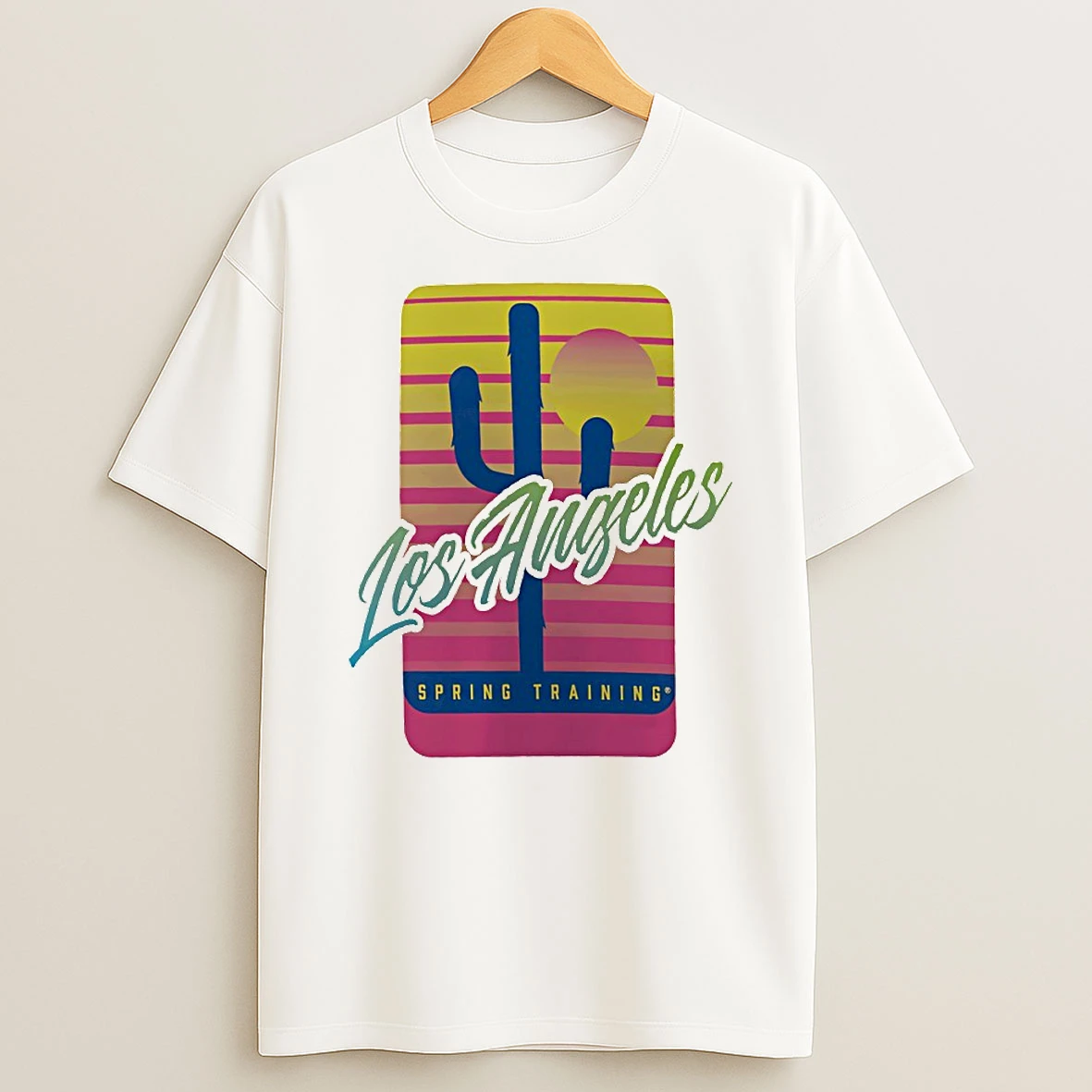 Los Angeles Dodgers Spring Training Sunset Circle T Shirt