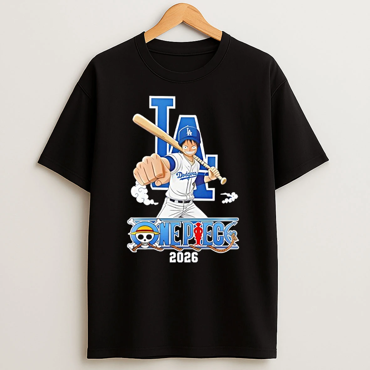 Los Angeles Dodgers X One Piece 2026 T Shirt