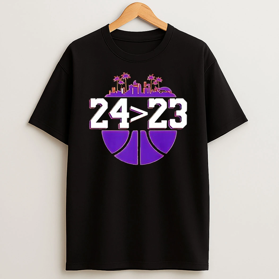 Los Angeles Lakers 24 Over 23 Kobe Bryant Over Lebron James T Shirt