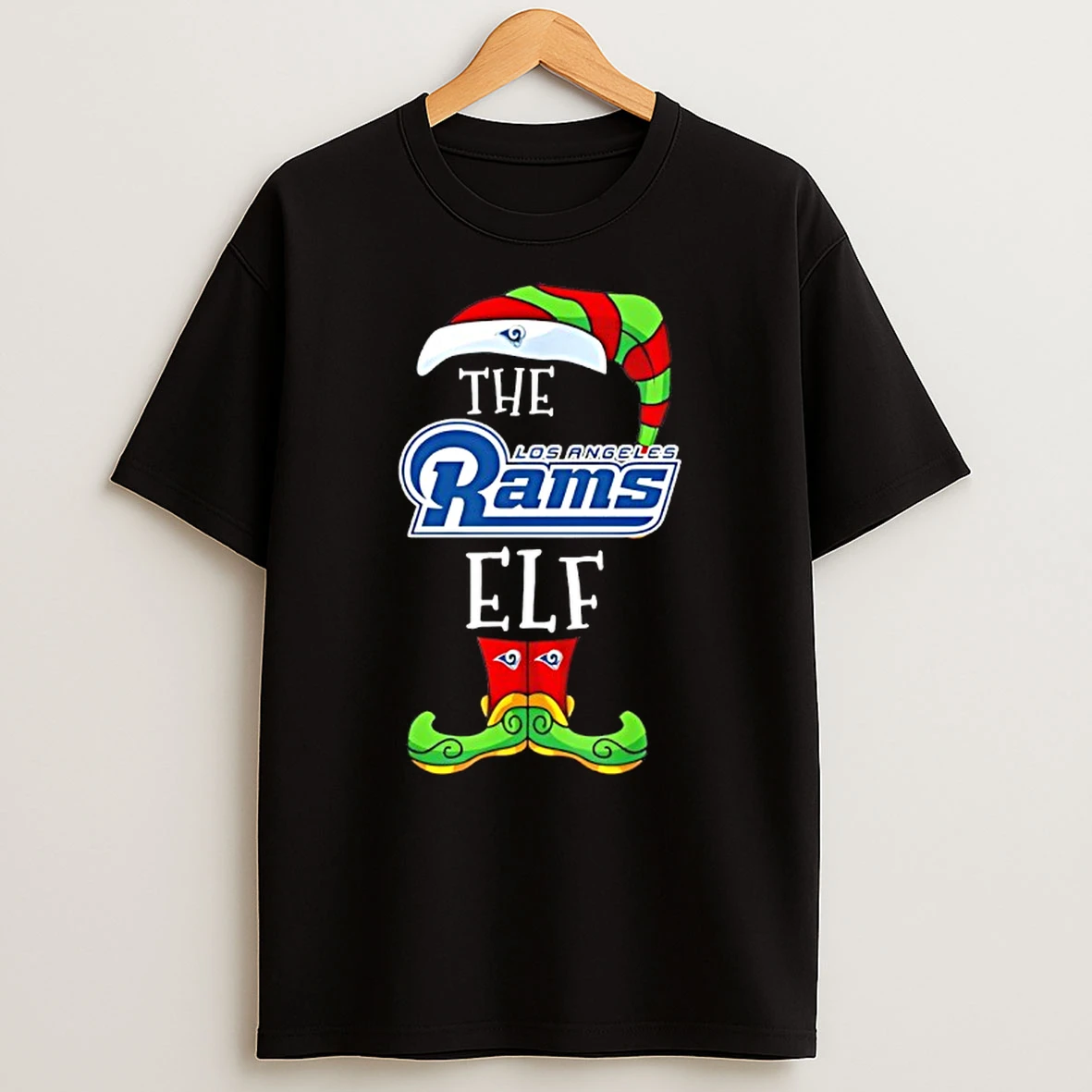 Los Angeles Rams Christmas Elf T Shirt
