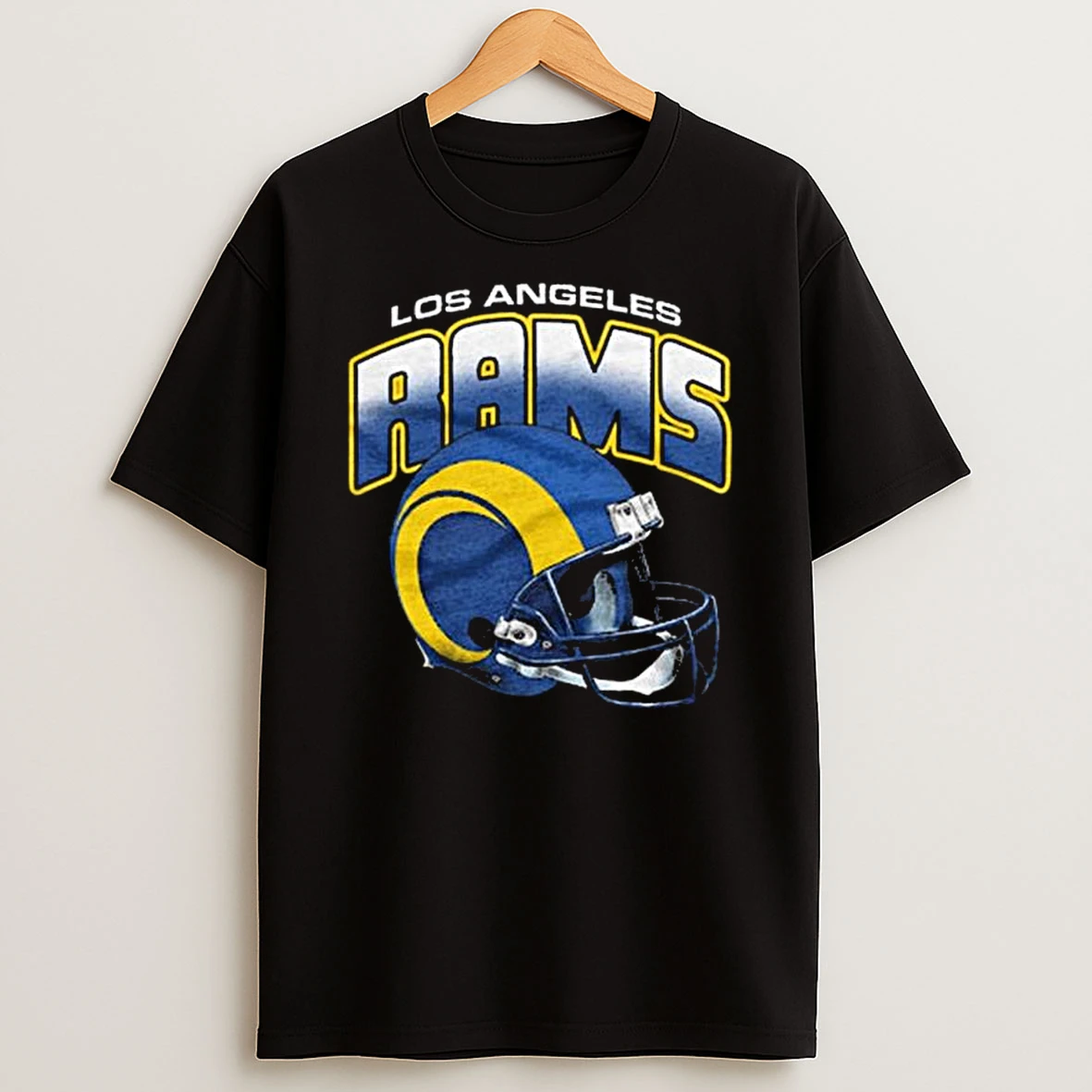 Los Angeles Rams Gradient Helmet T Shirt
