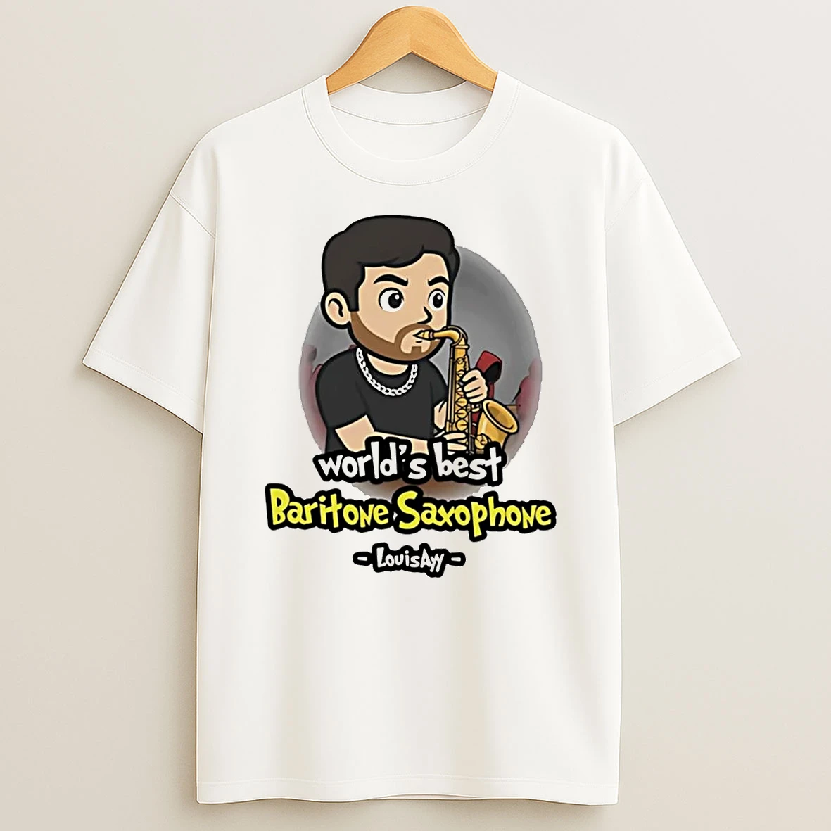 Louisayy Worlds Best Baritone Saxophone T Shirt