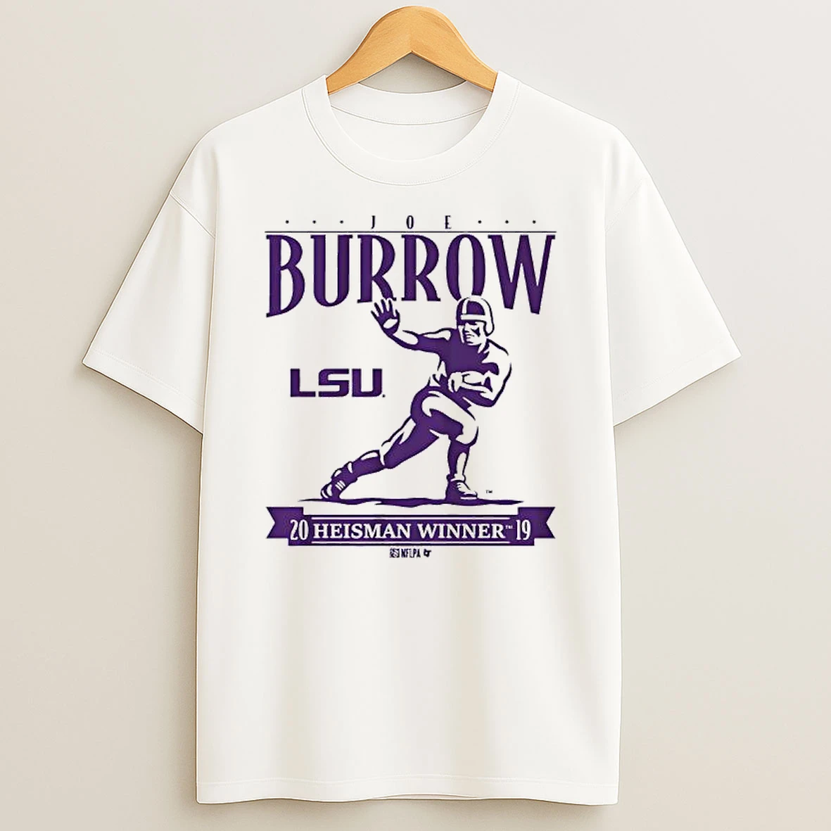 Louisiana State University Football Joe Burrow Heisman Trophy Trust T Shirt