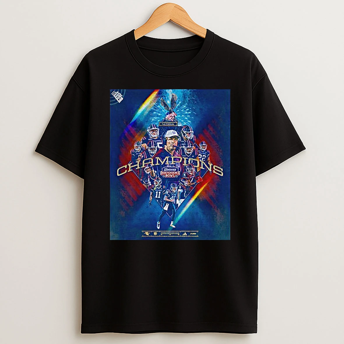 Louisiana Tech Bulldogs Football Independence Bowl Champions T Shirt