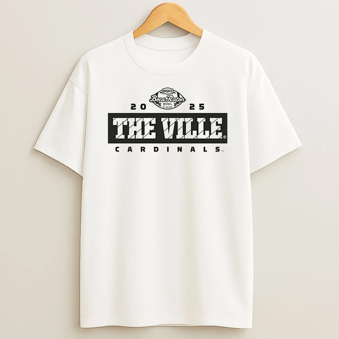 Louisville Cardinals 2025 Boca Raton Bowl T Shirt
