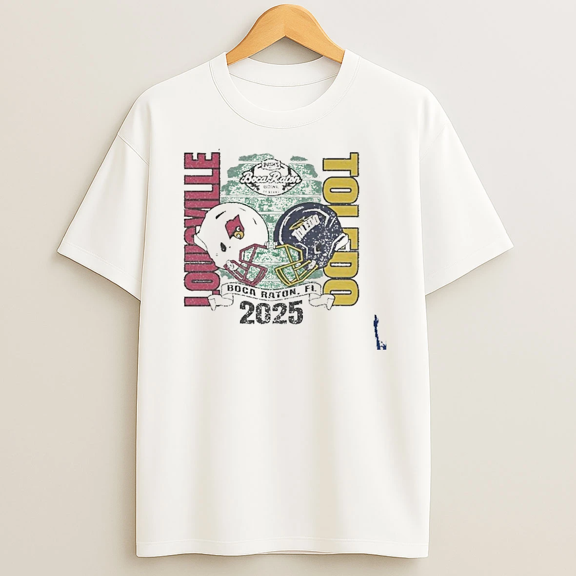 Louisville Cardinals 2025 Boca Raton Bowl Vs Toledo Football Boca Raton Fl T Shirt