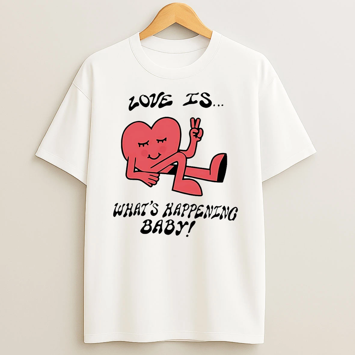 Love Is Whats Happening Baby T Shirt