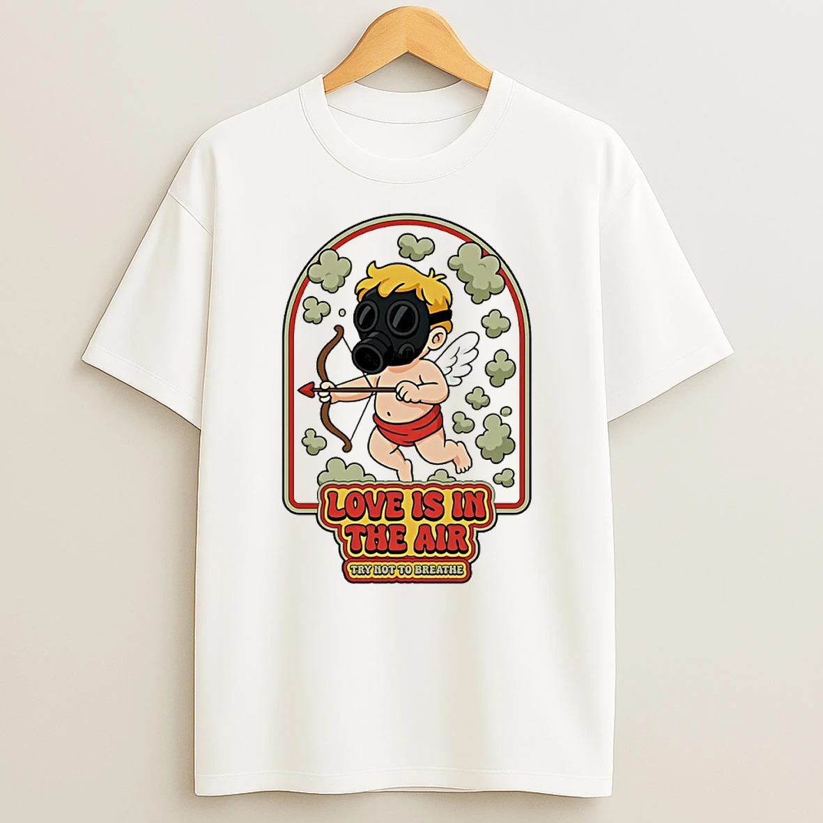 Love Is In The Air Gas Clouds Circle T Shirt