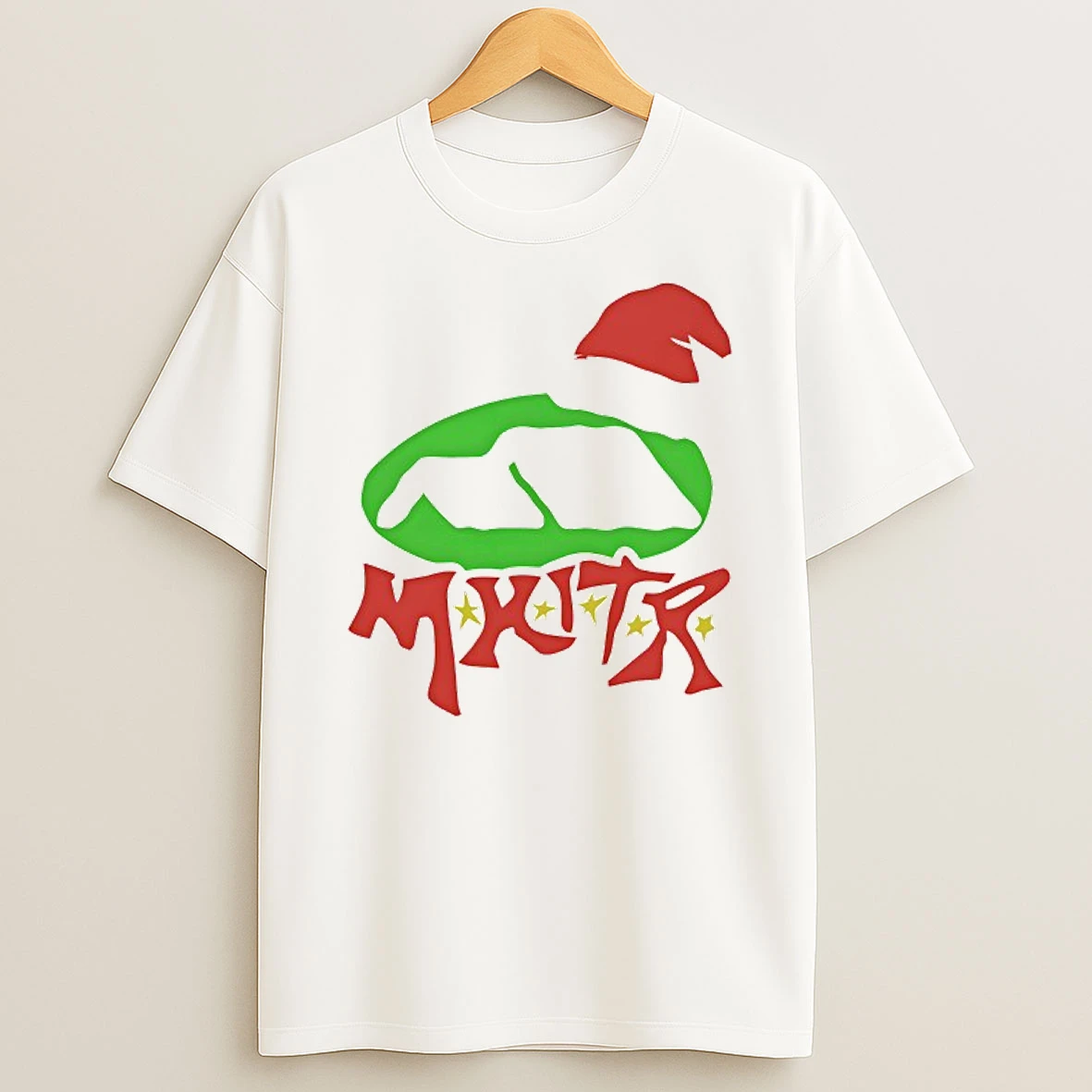Mhitr Merry Christmas Santa Hat T Shirt