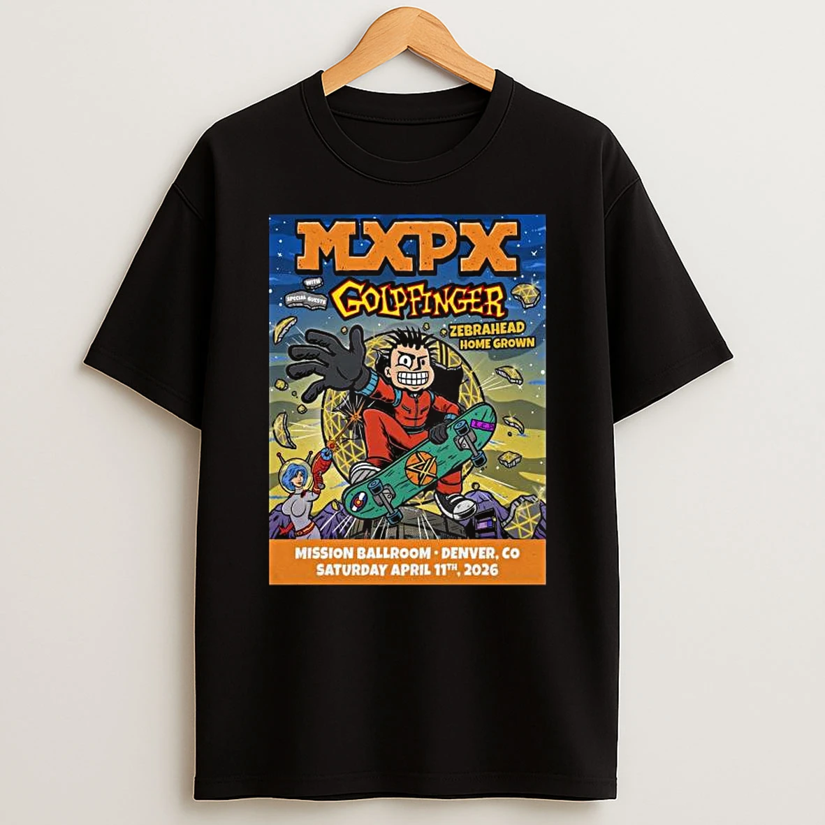 Mxpx 4 11 2026 Mission Ballroom In Denver Co T Shirt