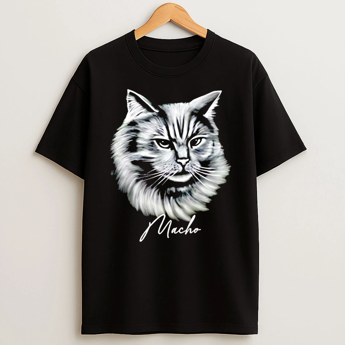 Macho Solid Ass Cat T Shirt