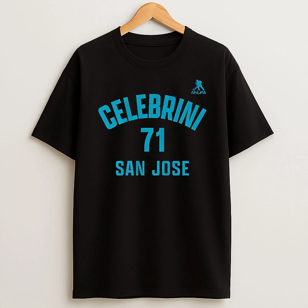 Macklin Celebrini Name And Number San Jose Sharks T Shirt