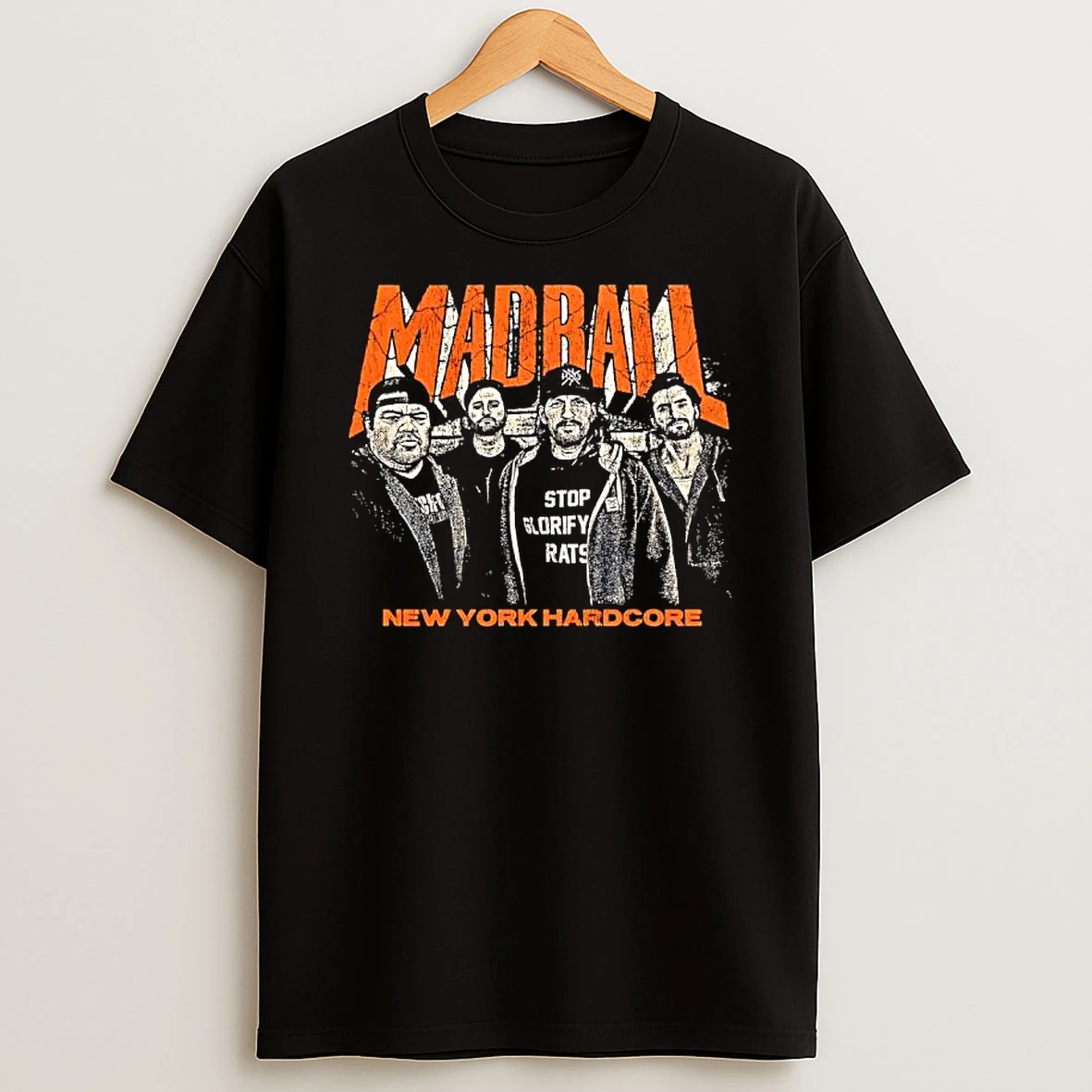 Madball New York Hardcore Stop Glorify Rats T Shirt