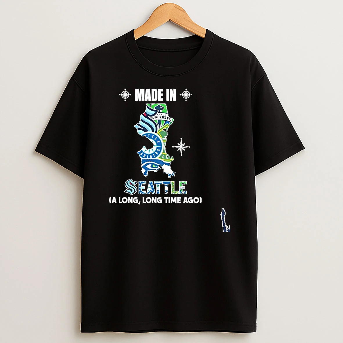 Made In Seattle A Long Long Time Ago T Shirt