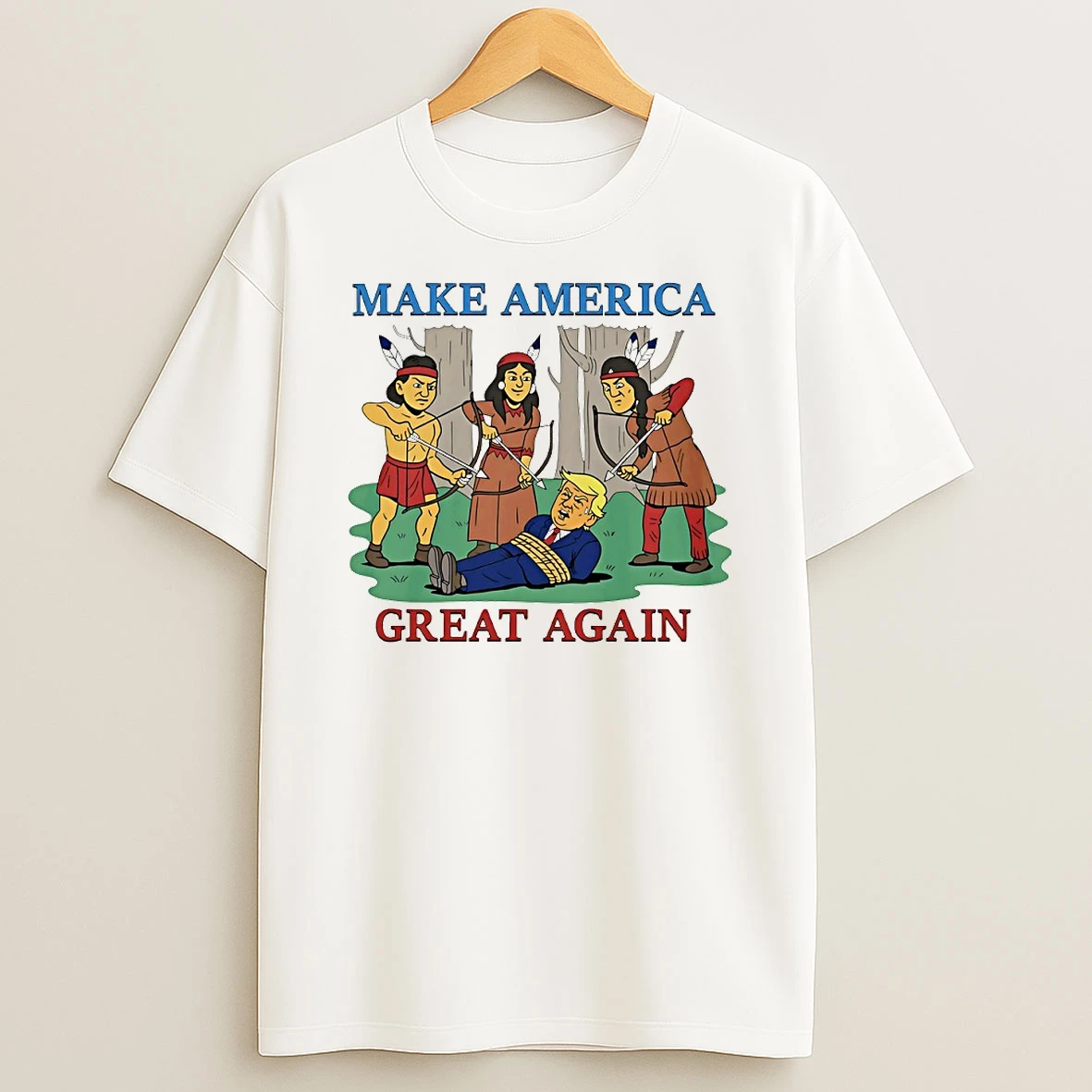 Make America Great Again Native Americans Circle T Shirt