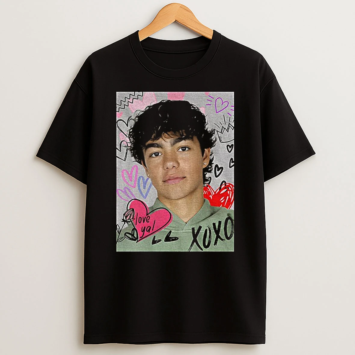 Malachi Barton Xoxo Love Yal 90s Style T Shirt