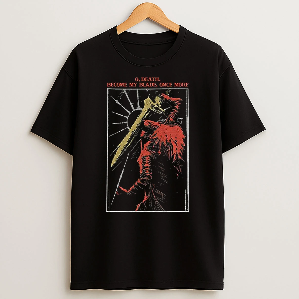 Maliketh The Black Blade 0 Death Become My Blade Once More T Shirt