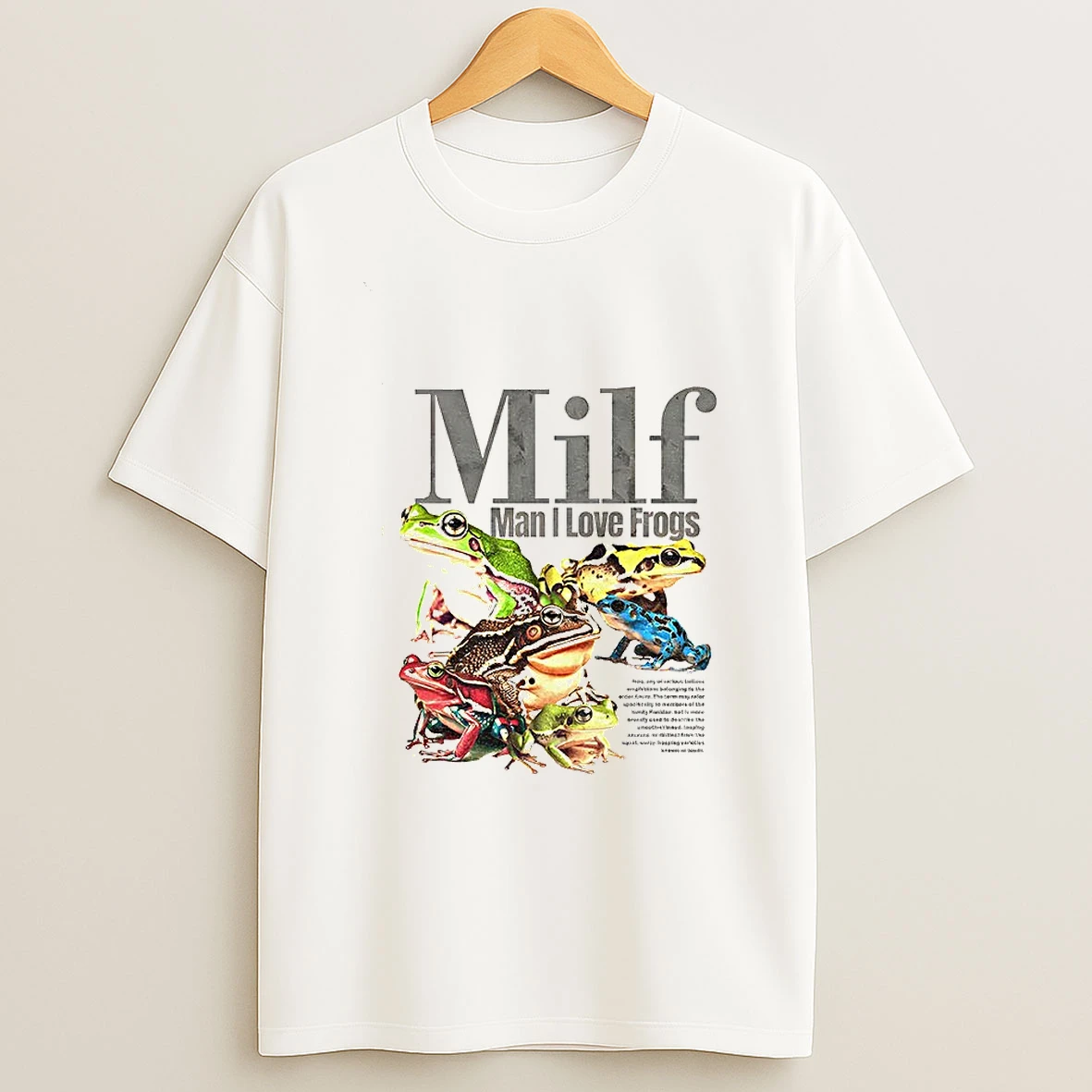 Man I Love Frogs Gen Z Meme T Shirt