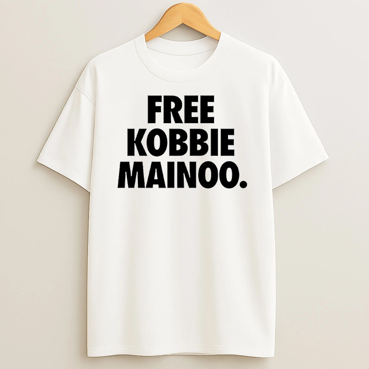 Man Uniteds Mainoos Brother Wearing Free Kobbie Mainoo Circle T Shirt