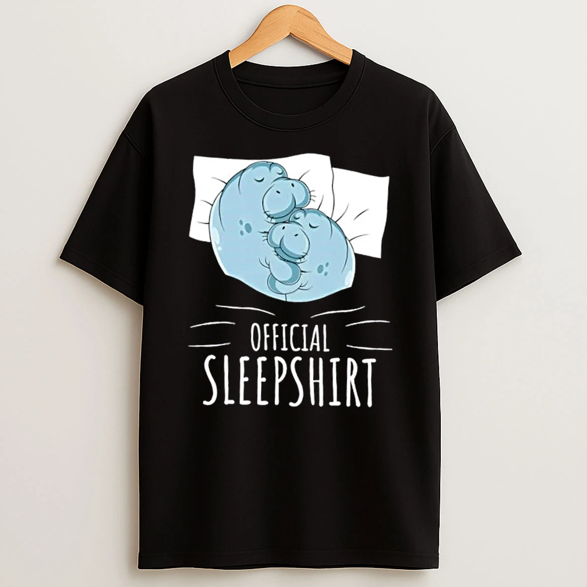 Manatee Sea Cow Sleeps Sleepshirt T Shirt