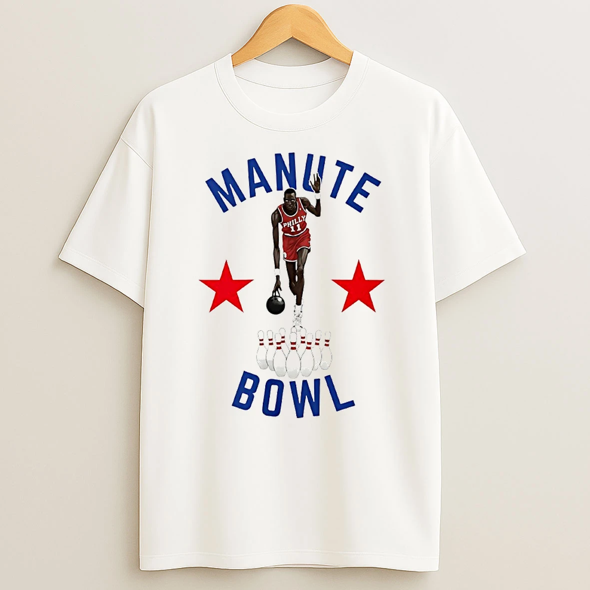 Manute Bol Manute Bowl Circle T Shirt
