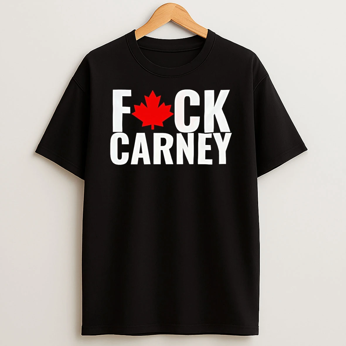 Maple Leaf Fck Carney Flag Canada T Shirt