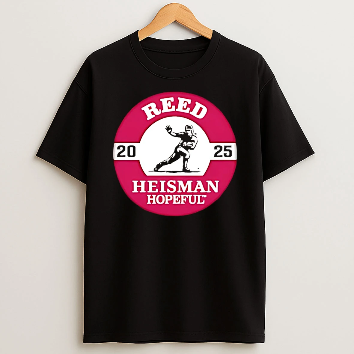 Marcel Reed Heisman Hopeful Button 2025 Texas Am Aggies T Shirt