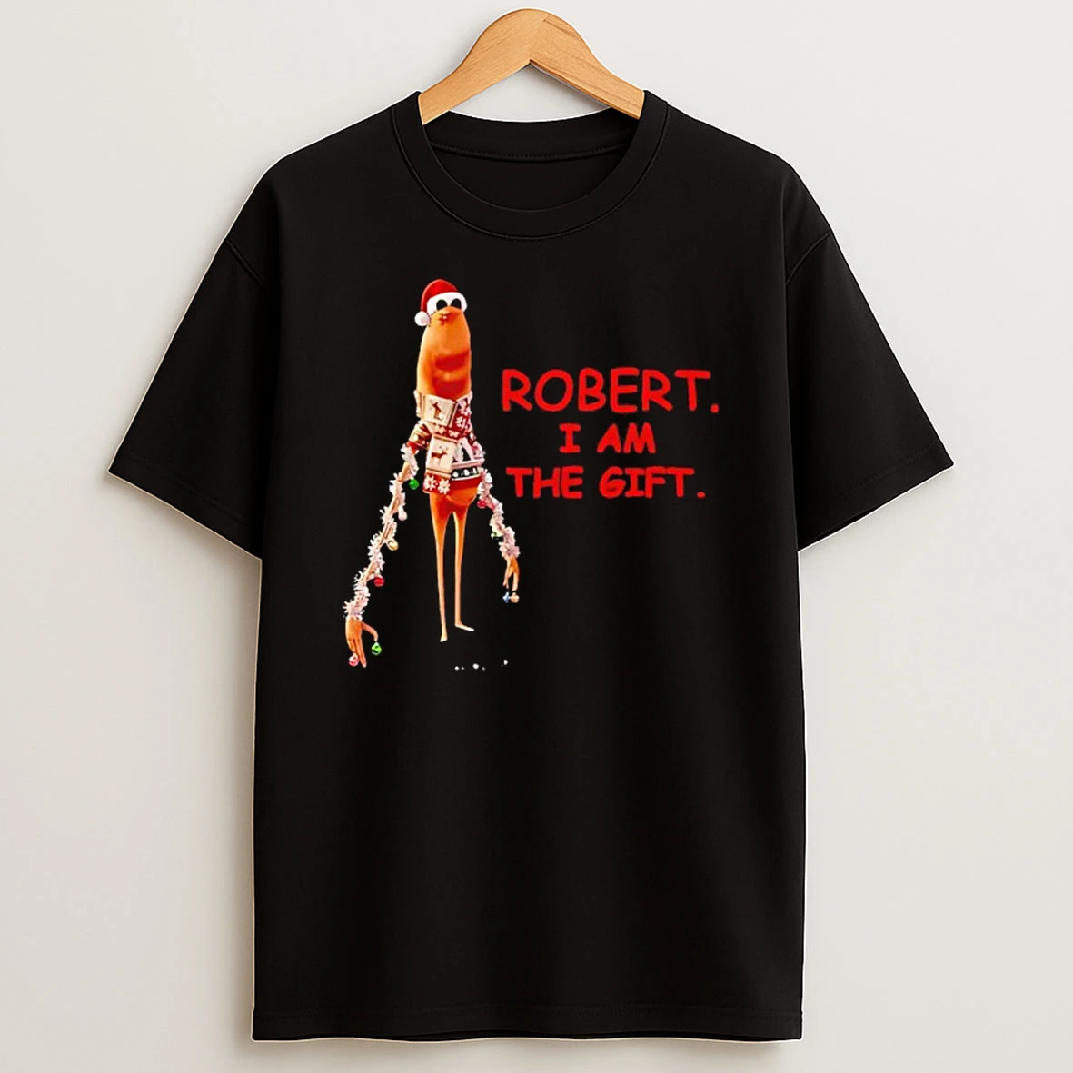 Marcus The Worm Christmas Humor Holiday T Shirt