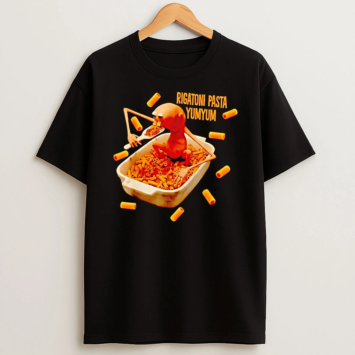 Marcus The Worm Rigatoni Pasta Yumyum T Shirt