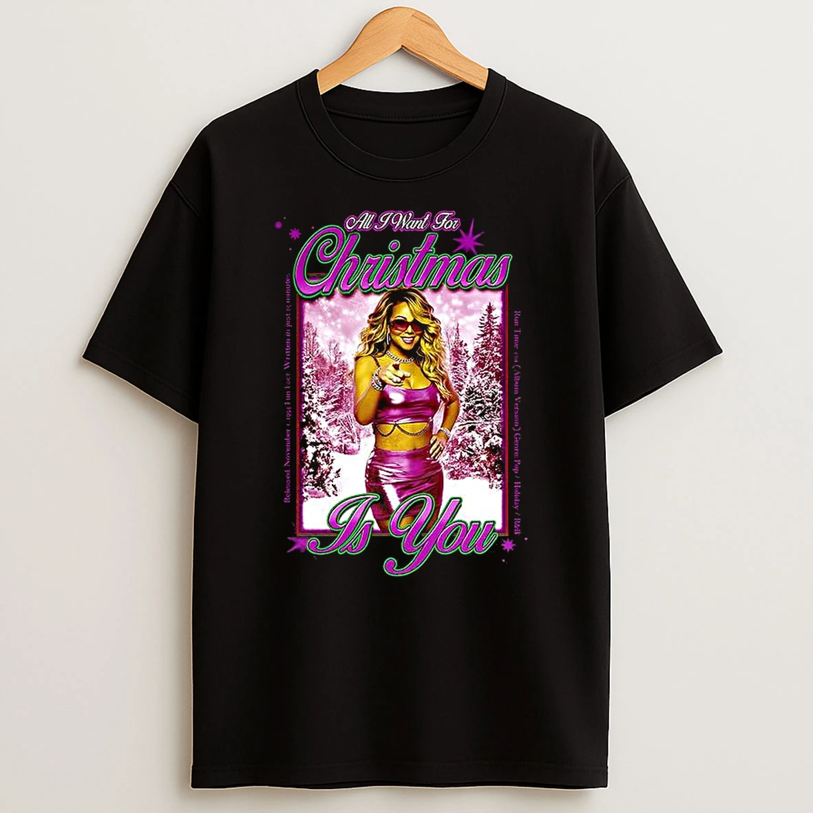 Mariah Carey All I Want For Christmas Is You T Shirt