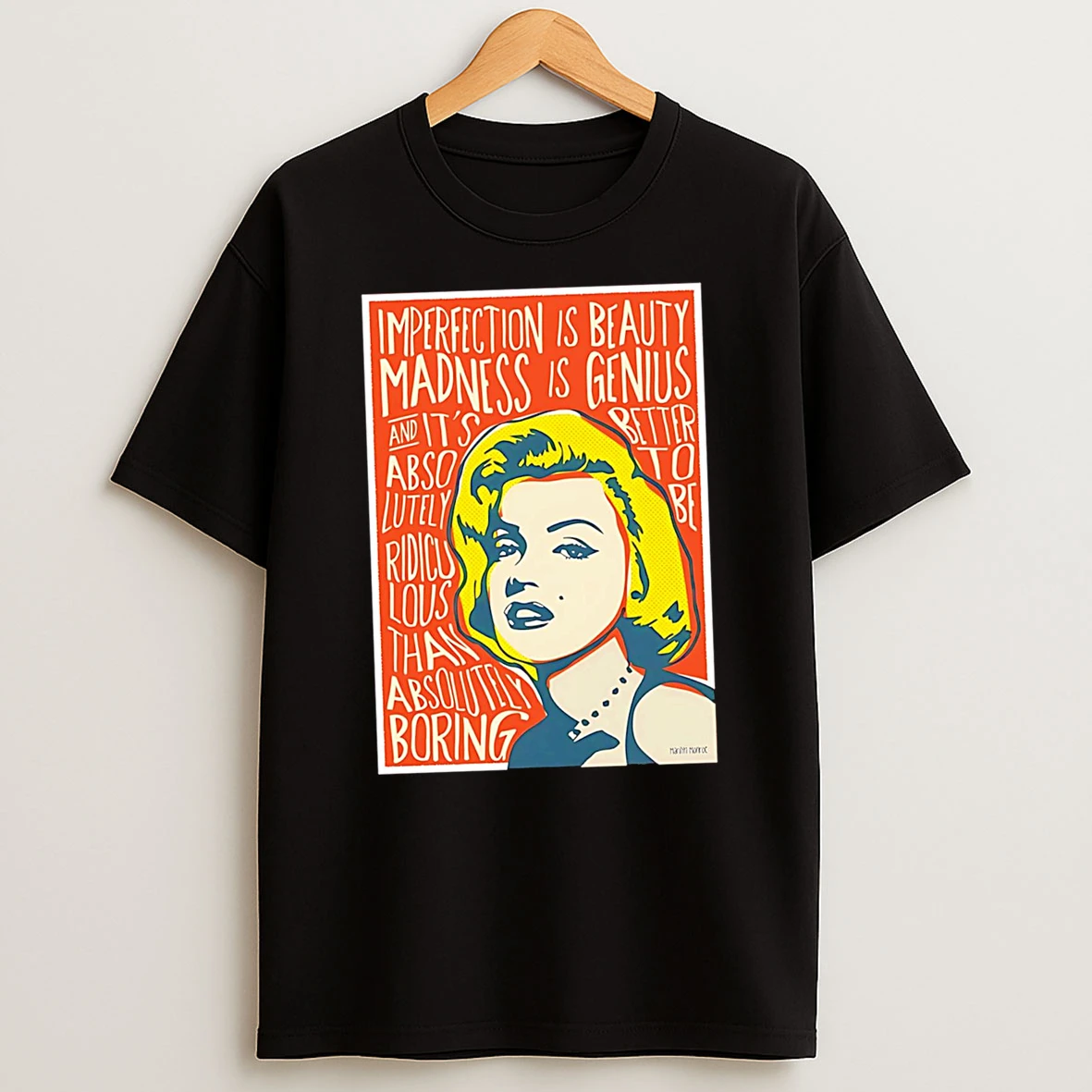 Marilyn Monroe Pop Art T Shirt