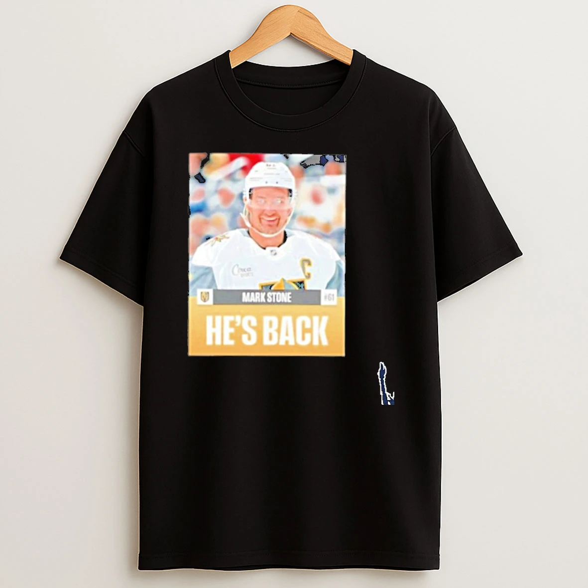 Mark Stone Hes Back Vegas Golden Knights Stylish T Shirt