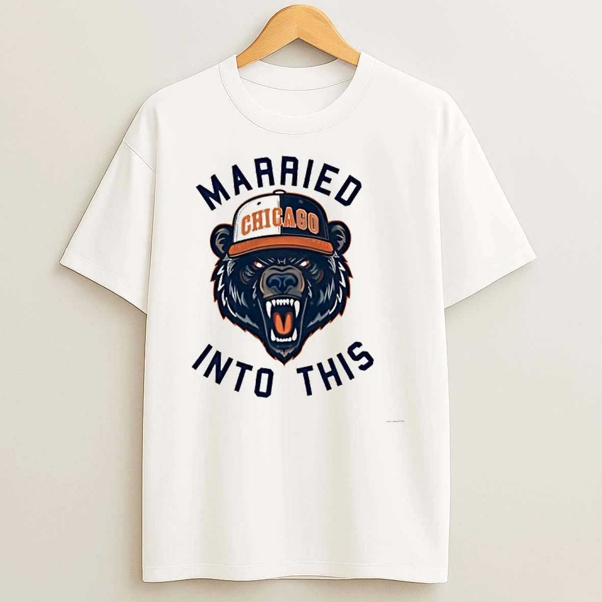 Married Into This Chicago Football T Shirt
