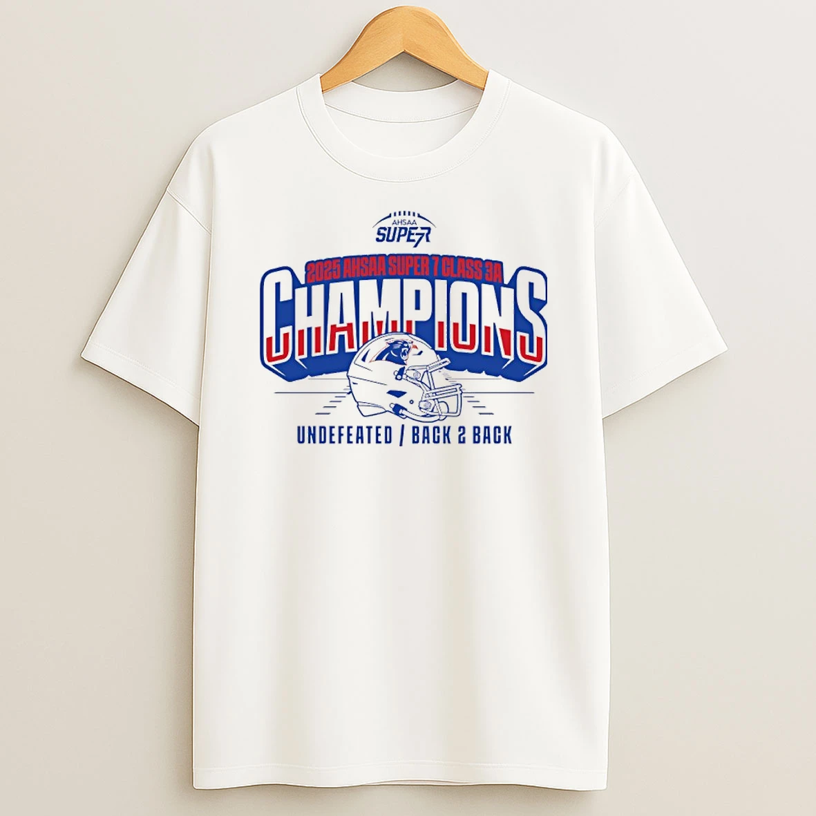 Mars Hill Bible Back 2 Back 2025 Ahsaa Super 7 Class 3a State Champions T Shirt