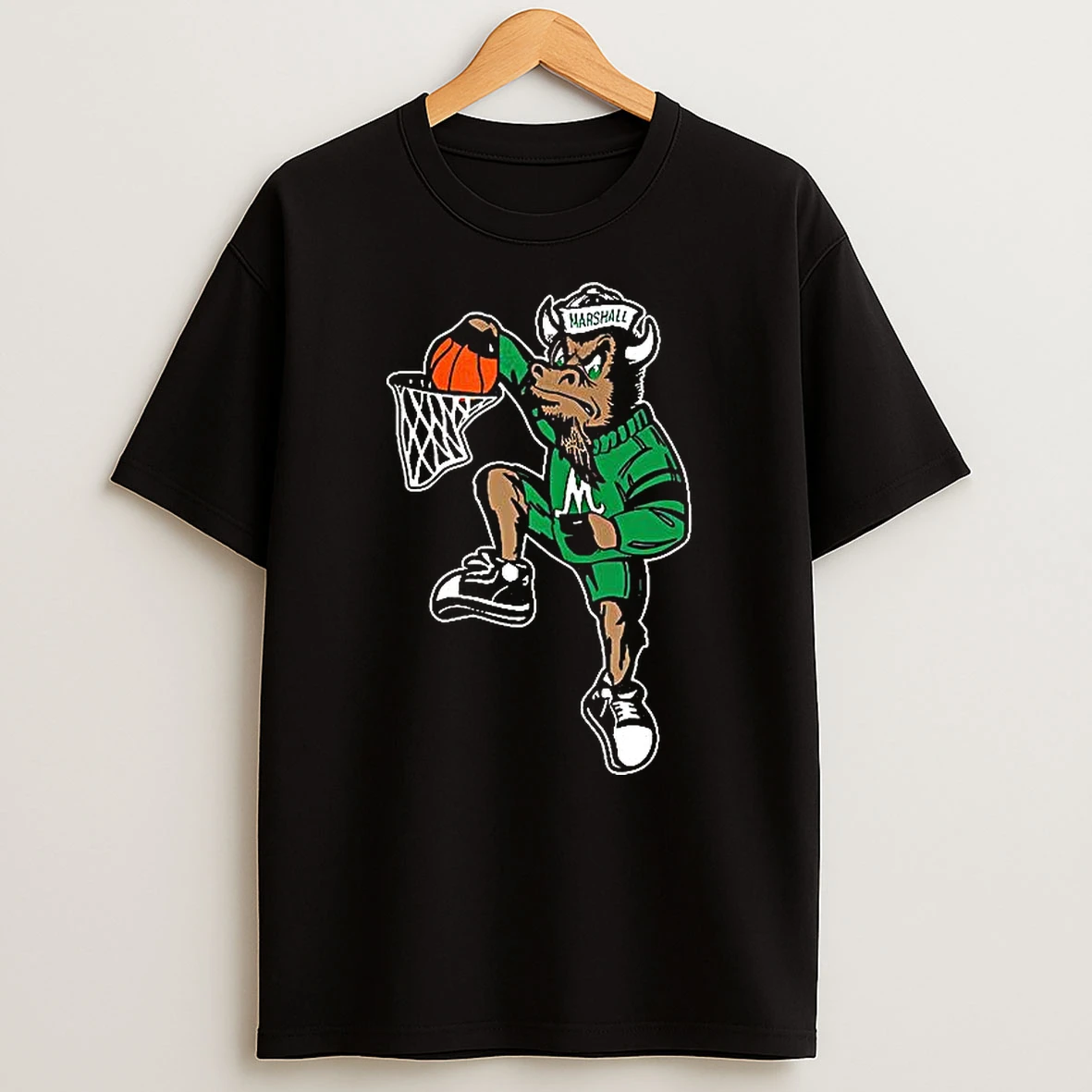 Marshall Thundering Herd Mascot Dunk T Shirt