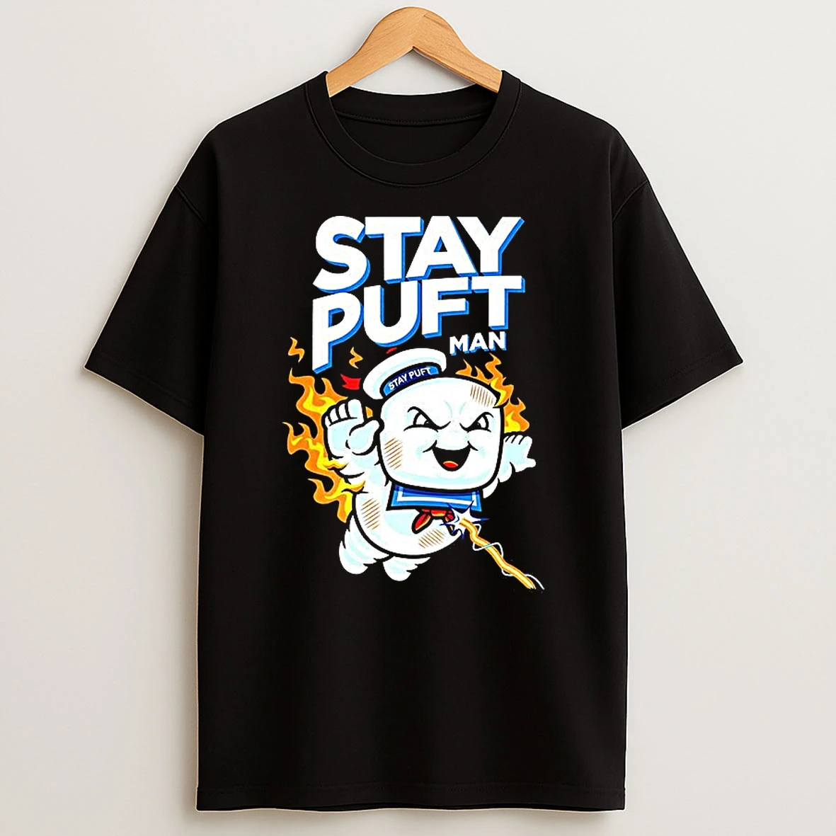 Marshmallow Ghostbusters Stay Puft Man T Shirt