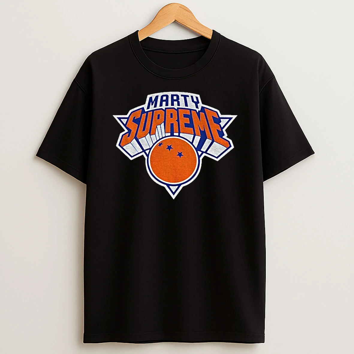 Marty Supreme Knicks New York Knicks Nba Basketball Parody Logo T Shirt