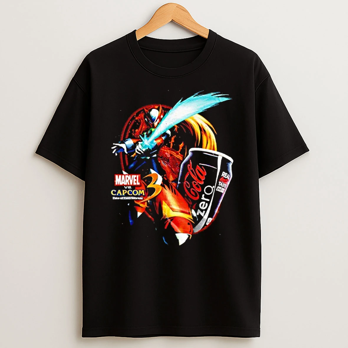 Marvel Vs Capcom 3 Fate Of Two Worlds X Coca Cola Zero T Shirt