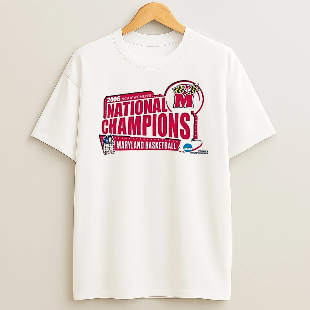 Maryland Terrapins 2006 Ncaa Womens Basketball National Champions T Shirt