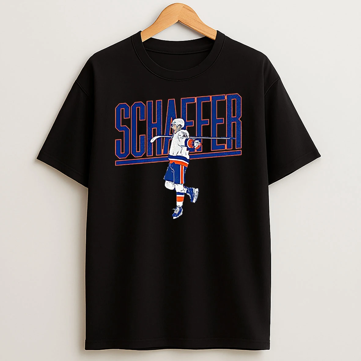 Matthew Schaefer New York Islanders Ice Hockey Name Pose T Shirt